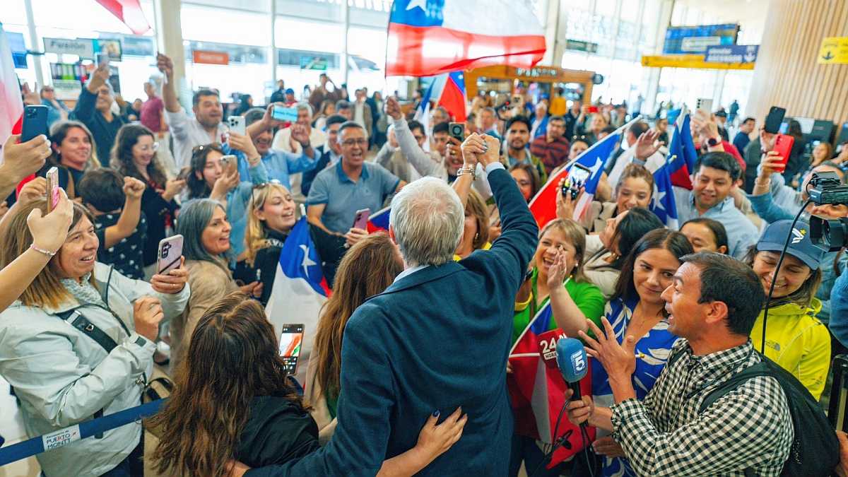 Arribo de José Antonio Kast a la Región de Los Lagos 27-11-2025