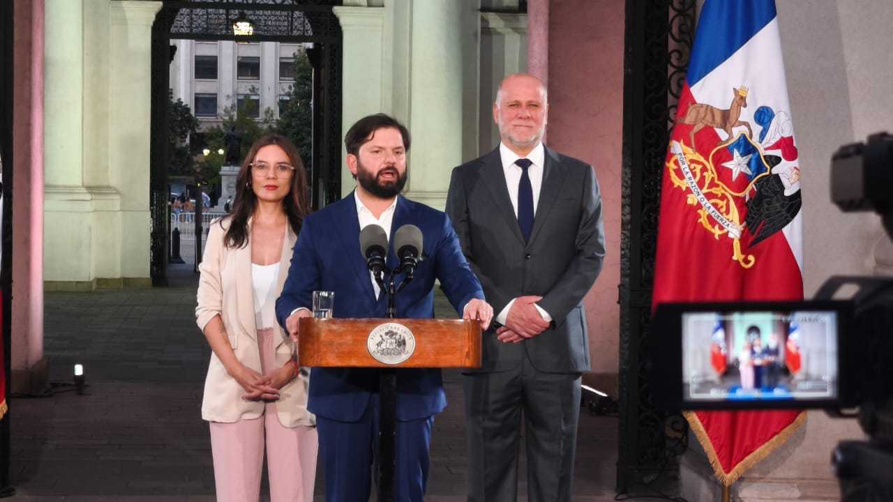 Pdte Boric se refiere a elección presidencial La Moneda 16-11-2025