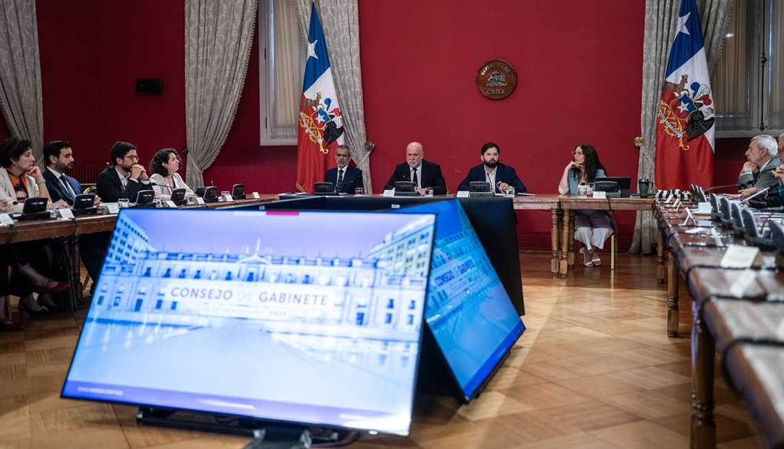 Pdte Gabriel Boric en Consejo de Gabinete La Moneda 21-11-2025