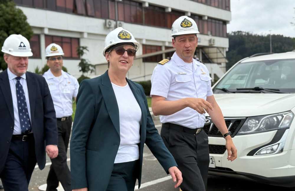 Embajadora del Reino Unido en Chile en ASMAR Talcahuano 27-11-2025