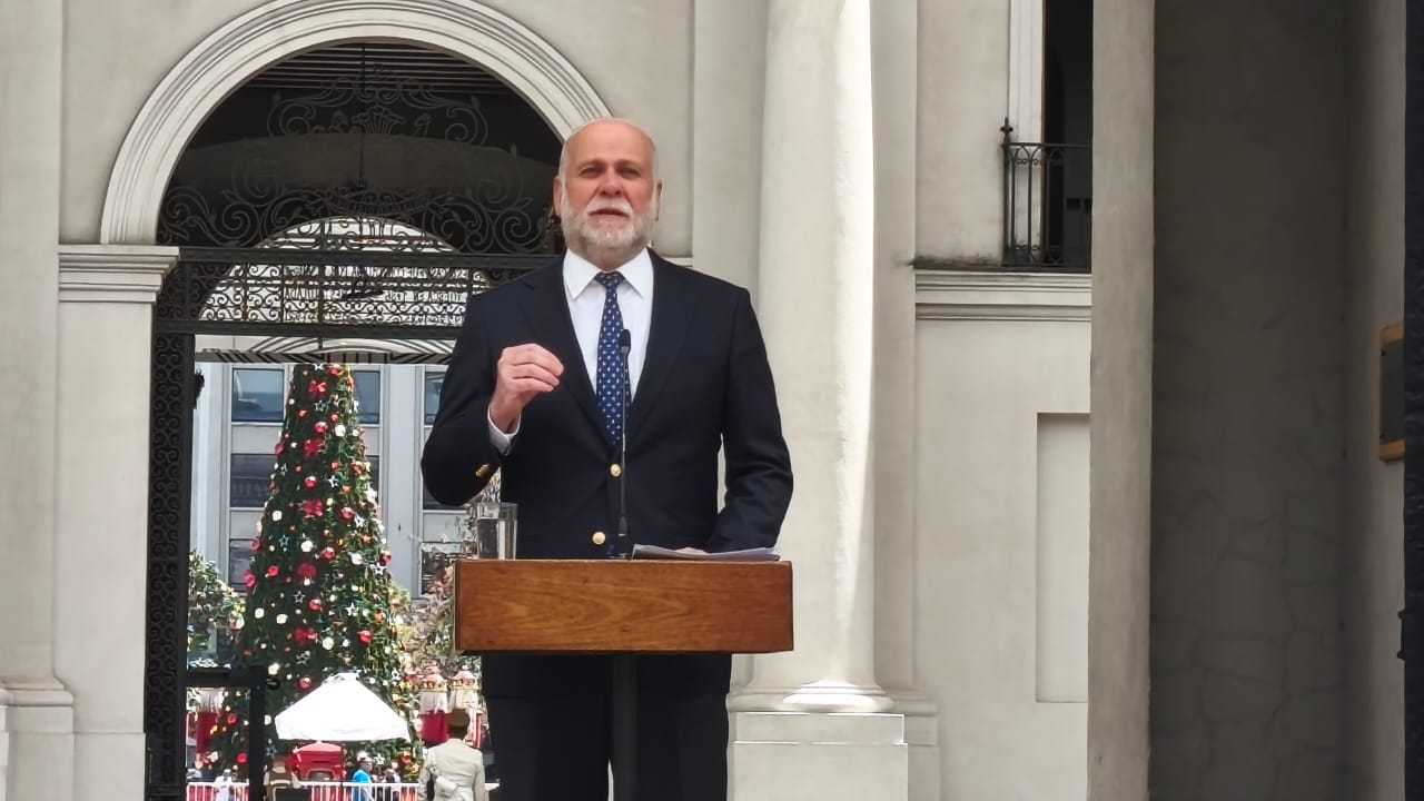 Ministro Álvaro Elizalde La Moneda 26-12-2025