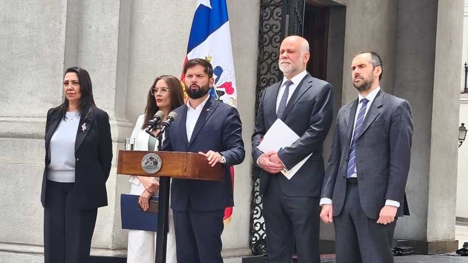 Pdte. Gabriel Boric La Moneda 15-12-2025