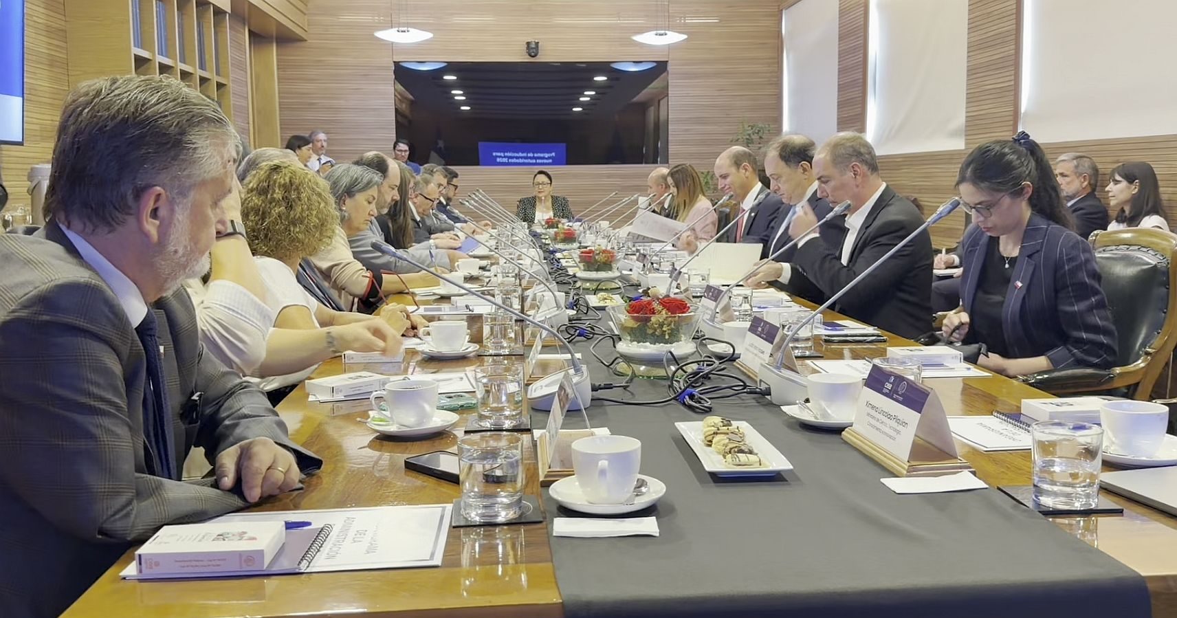 Reunión contralora Dorothy Perez y futuros ministros 26-01-2026