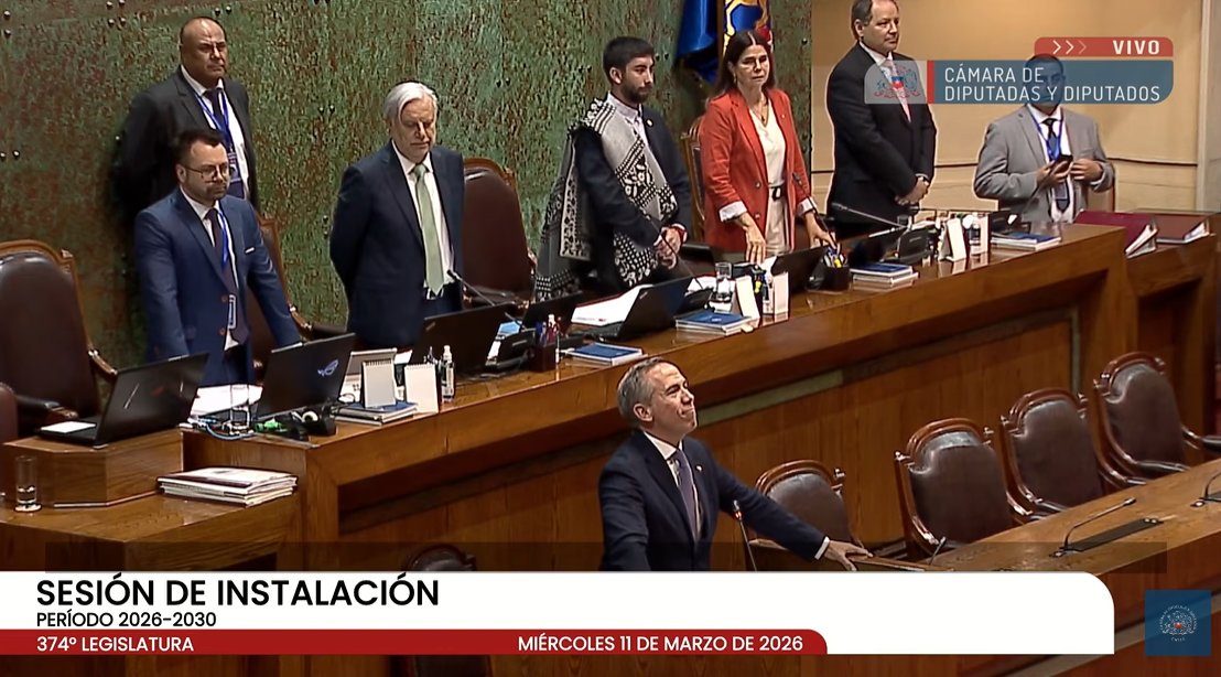 Jorge Alessandri nuevo pdte. Cámara de Diputados 11-03-2026