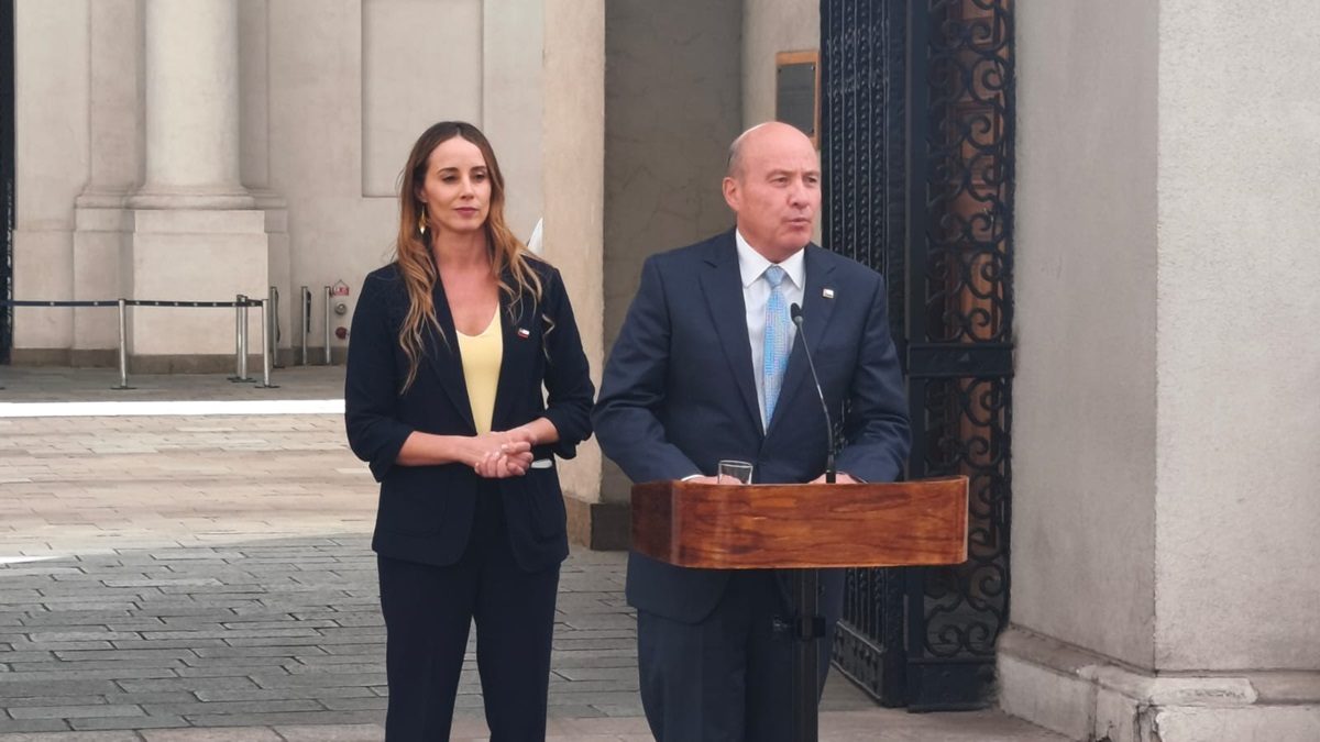 Ministra vocera Mara Sedini y Ministro de Hacienda Jorge Quiroz La Moneda 13-03-2026