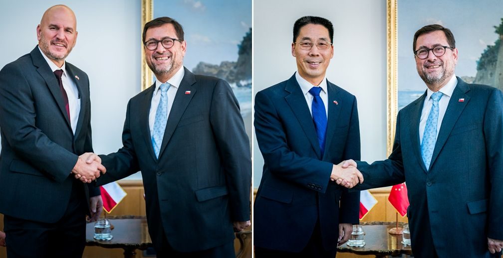 Reunión Canciller Pérez Mackenna con embajadores de EEUU y China 26-03-2026