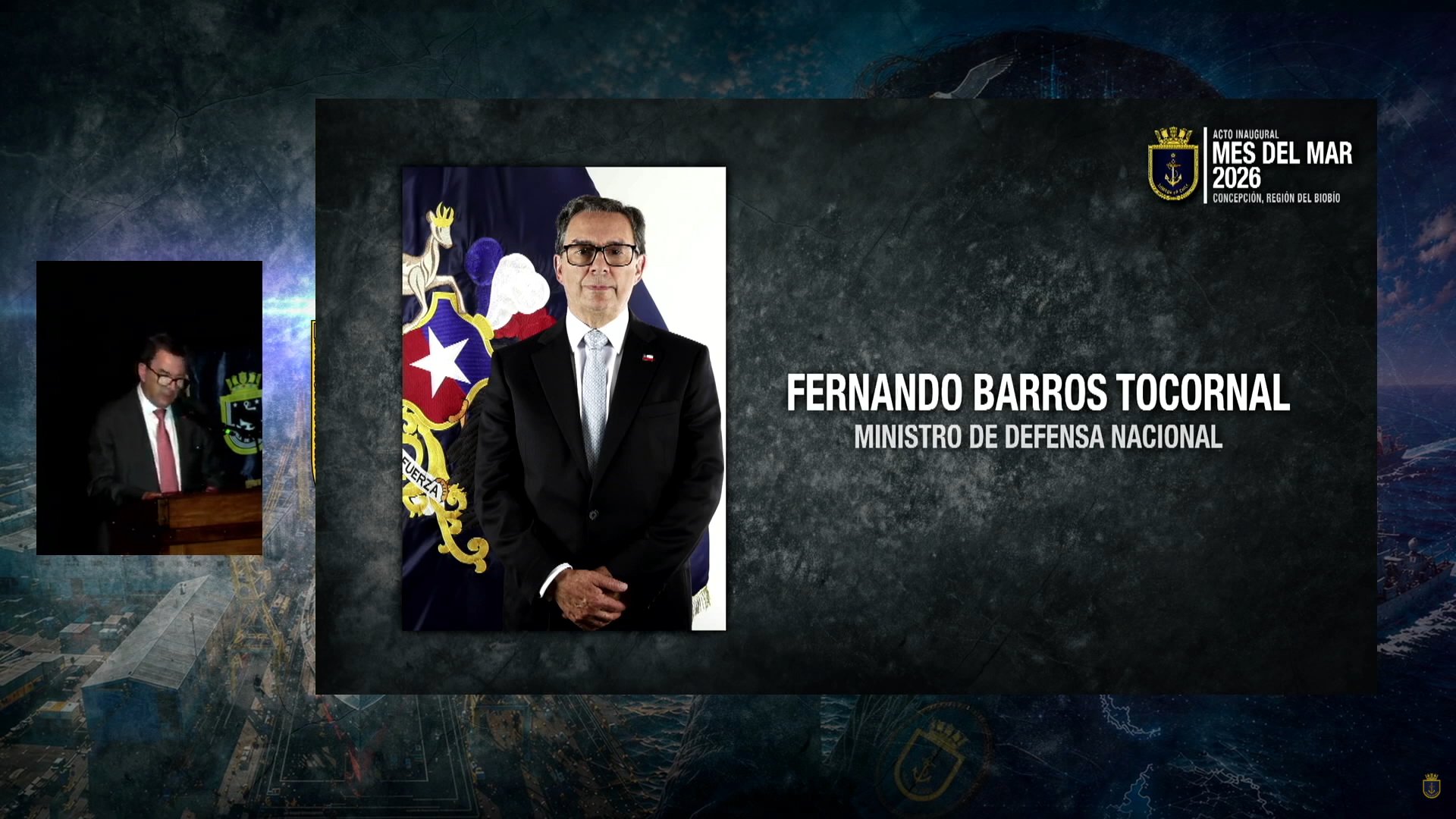 Barros destaca labor de la Armada en defensa, conectividad en zonas aisladas y apoyo en emergencias y catástrofes