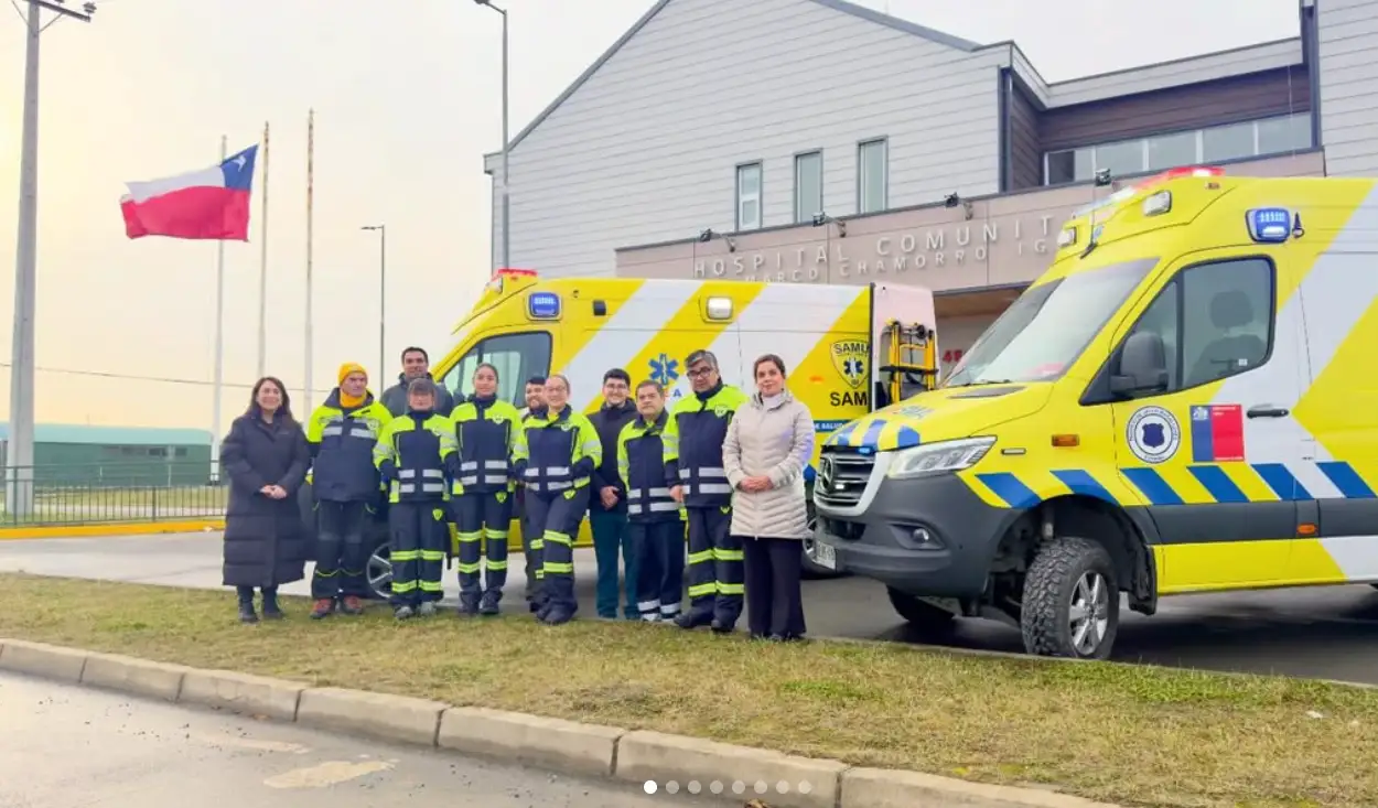 Moderna ambulancia 4X4 llega al Hospital de Porvenir, capital de la provincia de Tierra del Fuego