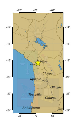 Sismo de menor intensidad sacude regiones de Arica y Tarapacá