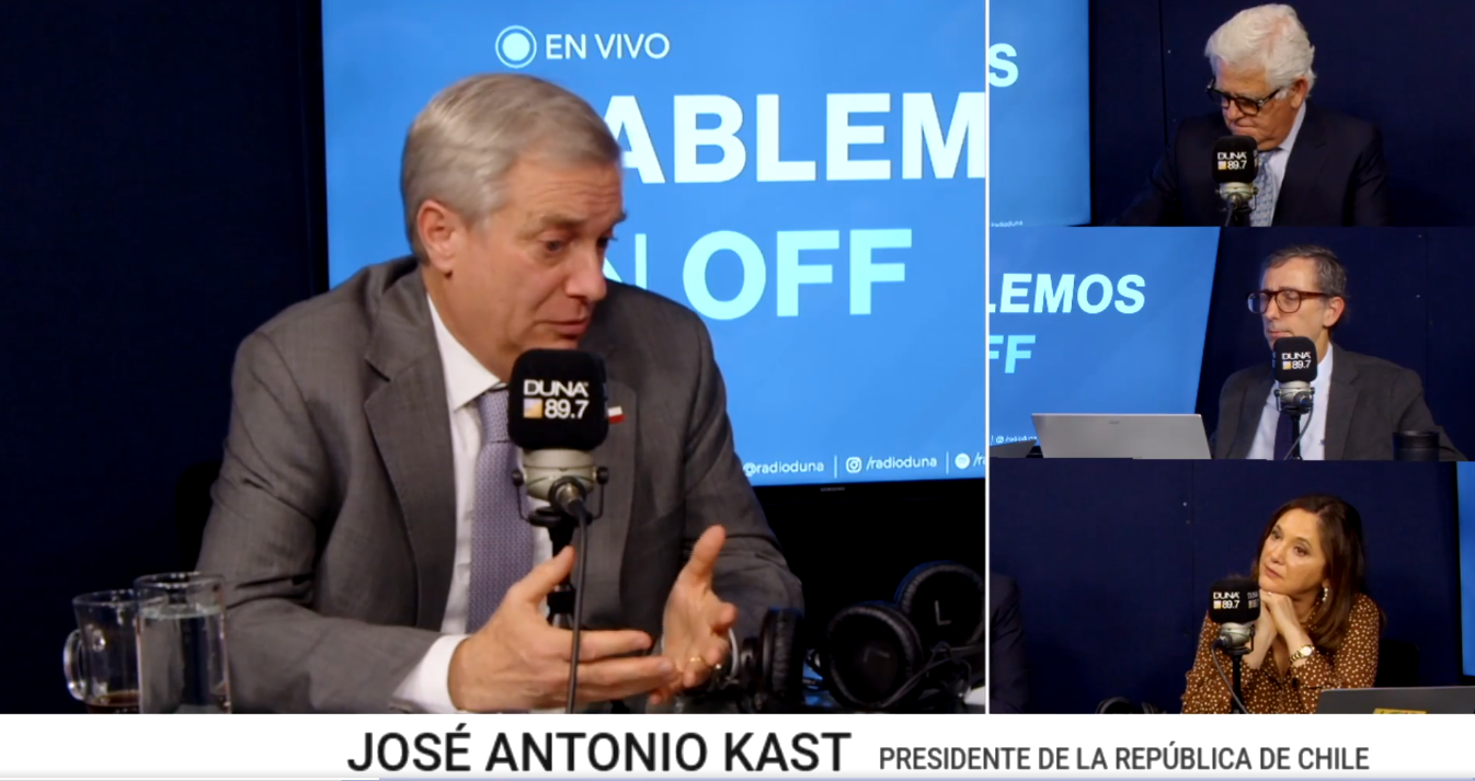 Pdte Kast anuncia que hoy ingresa la ACOT al Senado y espera que debate se centre una vez que se conozca el proyecto