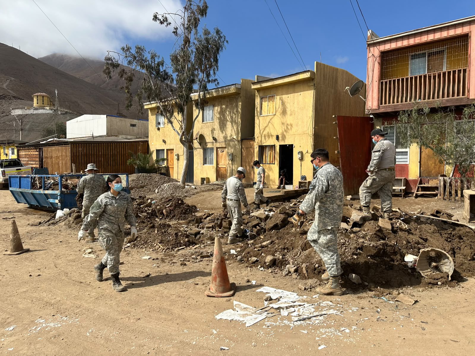 Decretan uso obligatorio de mascarillas en Tocopilla por exceso de polvo tras aluviones