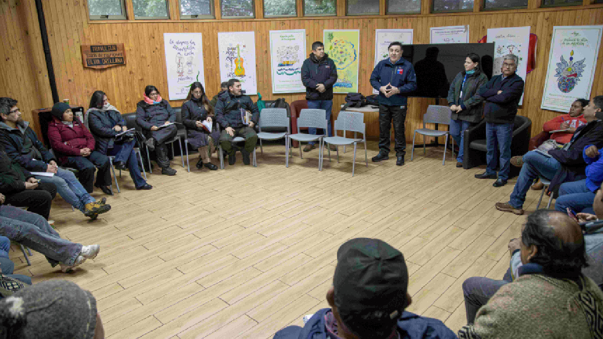 Autoridades de INDAP y Municipio de Alto Biobío se reunieron con dirigentes de las comunidades para planificar entrega de forraje