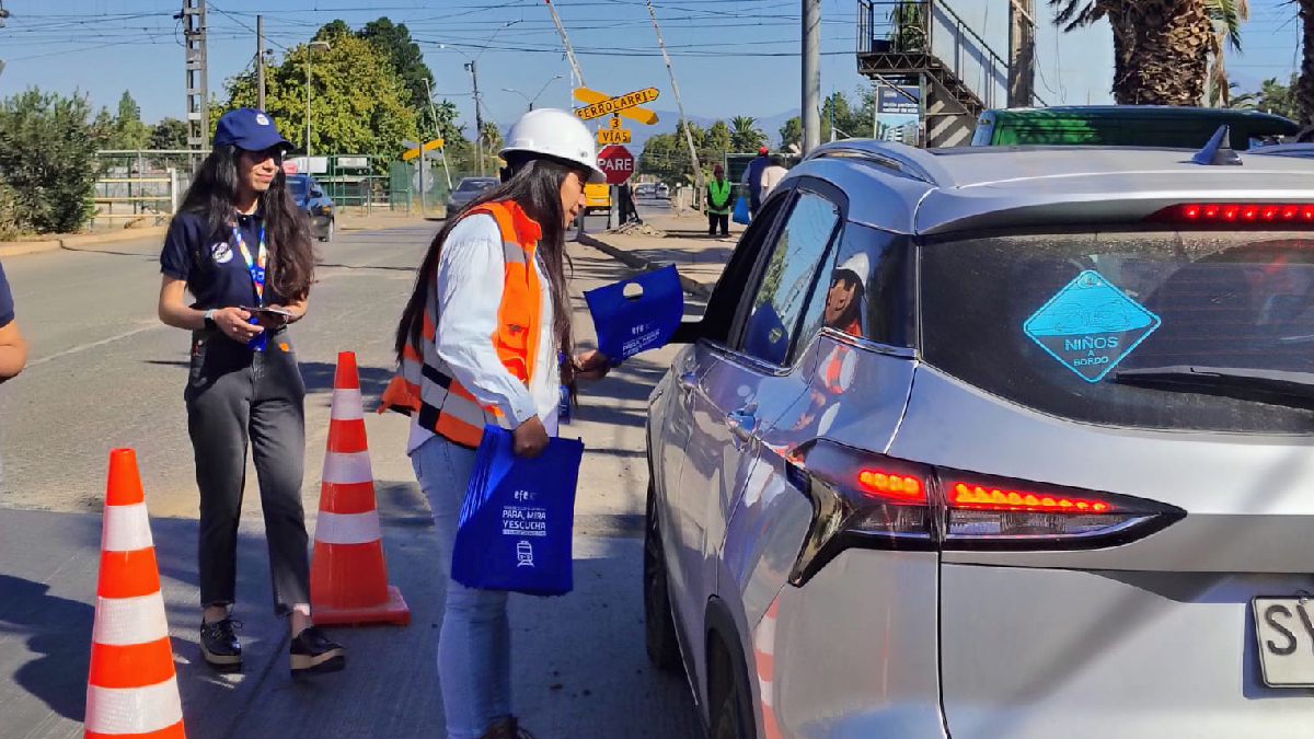 EFE fortalece su Plan Nacional de Seguridad y Educación Ferroviaria con 320 actividades en 10 regiones del país