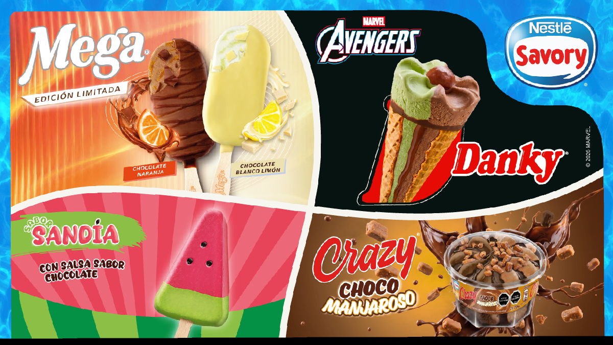 Savory adelanta el verano con nuevos helados que llegarán a todo Chile