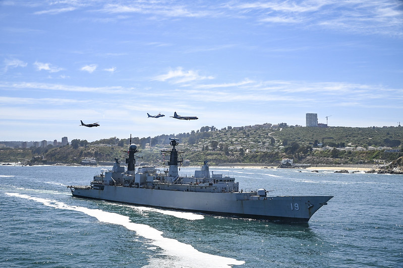 Unidades de la Escuadra Nacional de la Armada realizarán navegación por costas de Valparaíso