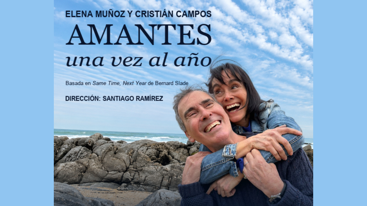 Amor, secretos y una cita al año: Elena Muñoz y Cristián Campos llegan al Teatro San Ginés