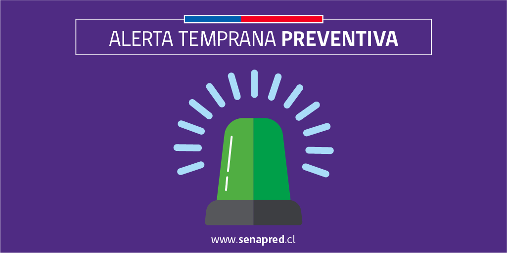 SENAPRED declara Alerta Temprana Preventiva para la Región de Valparaíso por lluvia y viento