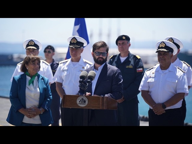 Visita Pdte. Boric a ASMAR y Base Naval en Talcahuano y ver avances del proyecto Escotillón IV