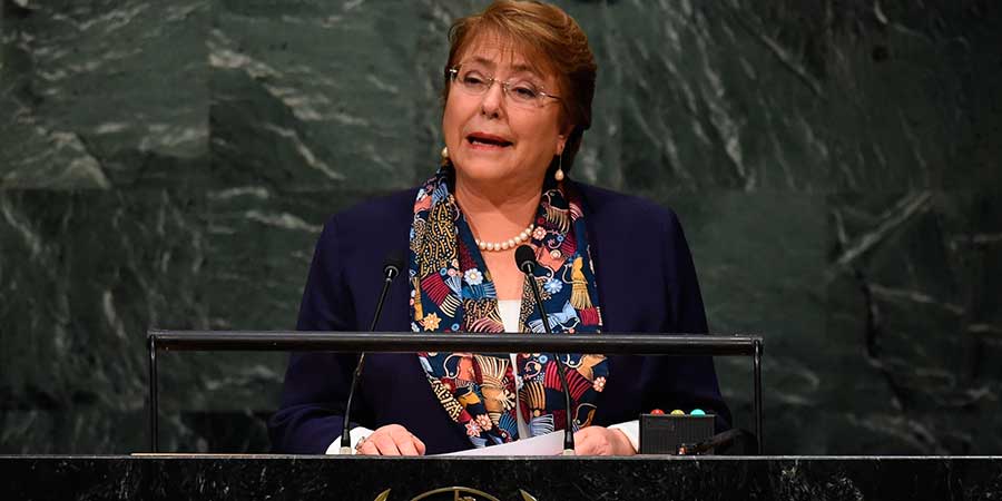 Los anuncios de Bachelet en la ONU para enfrentar el cambio climático