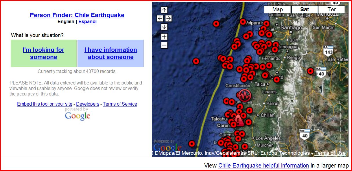 Terremoto: Google habilita plataforma para buscar personas y Facebook lanza función “Safety status”