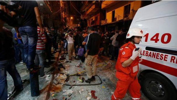 Previo a los ataques en Francia, el EI,  usando “kamikazes” sembró la muerte en Beirut