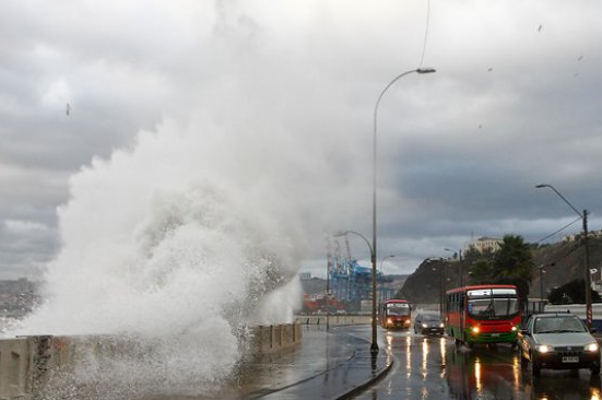 Armada cancela aviso de marejadas en Valparaíso