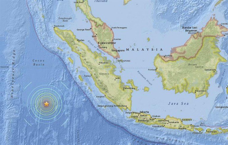Indonesia: Suspende alerta de tsunami tras sismo de 7,9 Richter