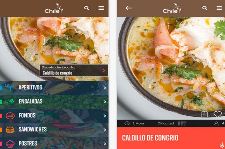 “Recetas de Chile” es la nueva app para disfrutar de nuestra cocina tradicional