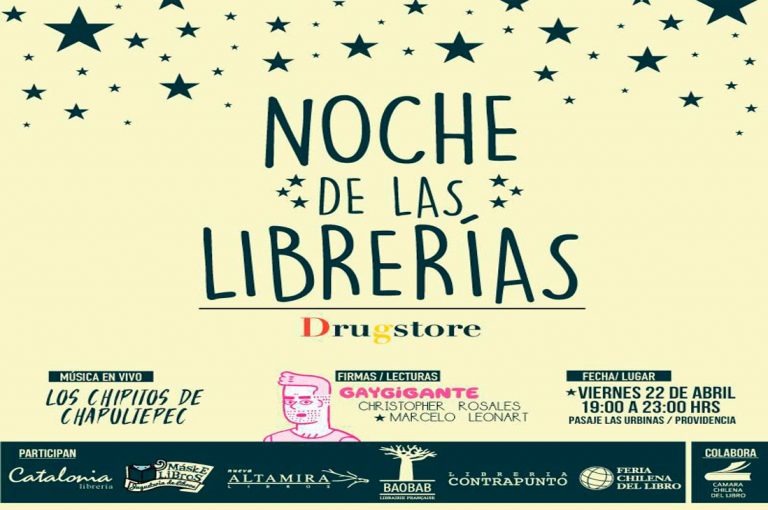 “Noche de las Librerías” para ayudar a locatarios de galería Drugstore