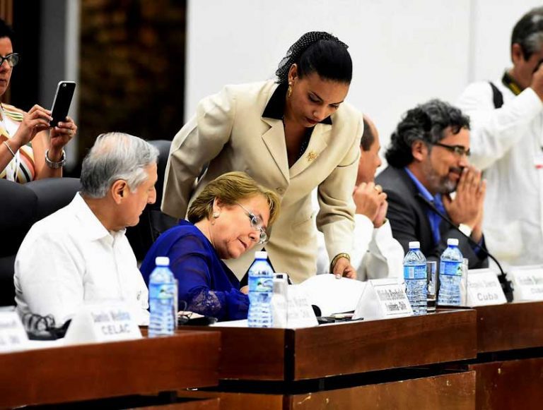 Presidenta Bachelet tras acuerdo de paz entre Colombia y las FARC: “Hemos vivido un momento histórico”