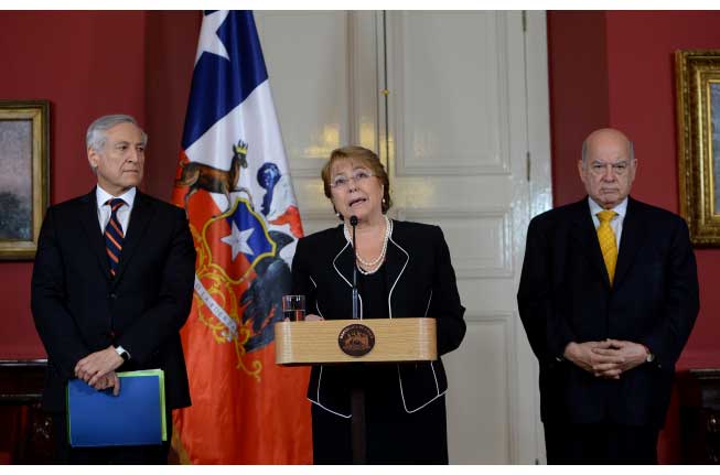 (AUDIO) Bachelet al recibir Contramemoria por demanda de Bolivia: “No existe ninguna obligación de negociar”