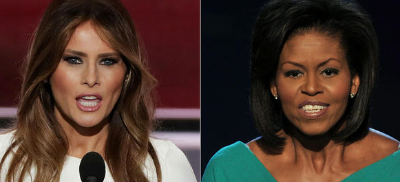 Acusan a esposa de Donald Trump de plagiar discurso de Michelle Obama