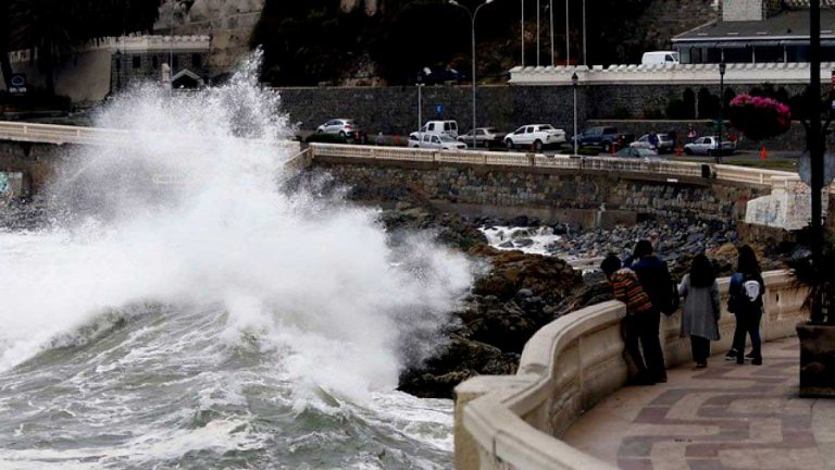 Alerta de Marejadas desde este sábado entre Antofagasta a Constitución y Juan Fernández