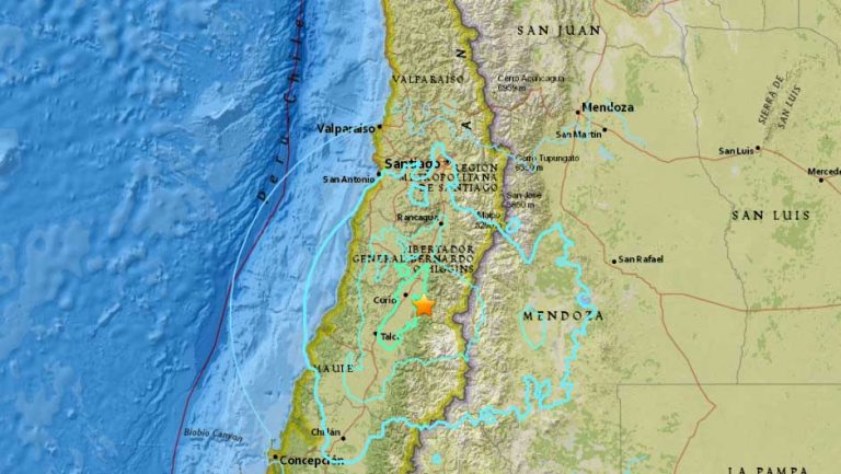 Las cosas por su nombre: “Terremoto de 6,4 grados Richter sacudió la zona central de Chile” titulo prensa extranjera