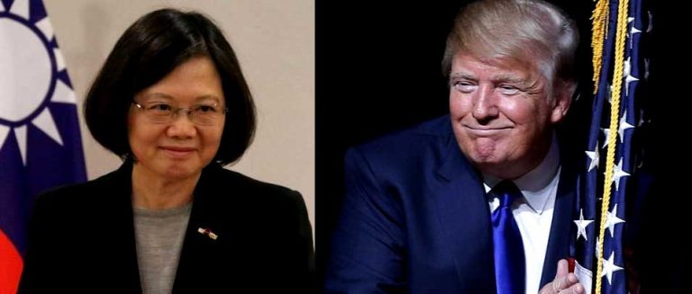 Donald Trump torea a China y habla con la Presidenta de Taiwán