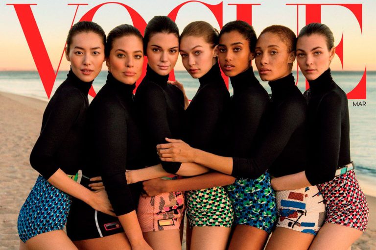 La sombra del Photoshop ronda a la nueva portada de Vogue Marzo