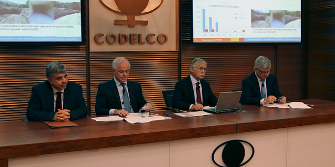 Codelco supera su proyección para 2016 y genera US$ 500 millones en excedentes
