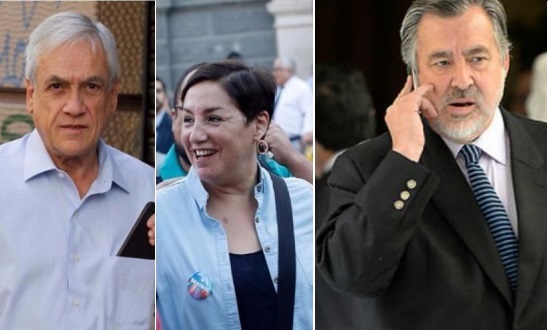 Adimark: Piñera y Sánchez suben seis puntos, Guillier baja seis y Goic no existe