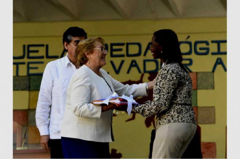 Presidenta Bachelet: “La cooperación chilena en Cuba, responde a la solidaridad entre ambos pueblos y al común anhelo de progreso y crecimiento con justicia y equidad”