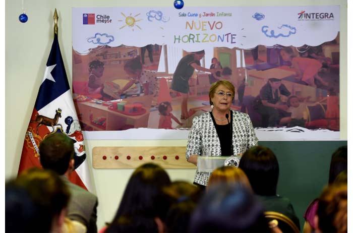 Presidenta al inaugurar Jardín Infantil y Sala Cuna en Santiago Centro: “Vamos a haber asegurado 70 mil nuevos cupos en la educación parvularia”