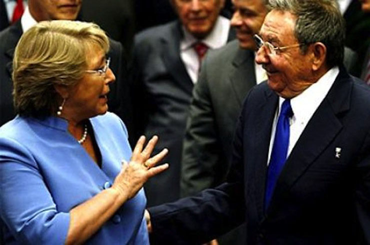 Senado autoriza viaje de Presidenta Bachelet a Cuba