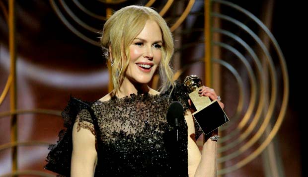 Nicole Kidman abre Globos de Oro con emotiva arenga:  ¡Este es el poder de las mujeres!