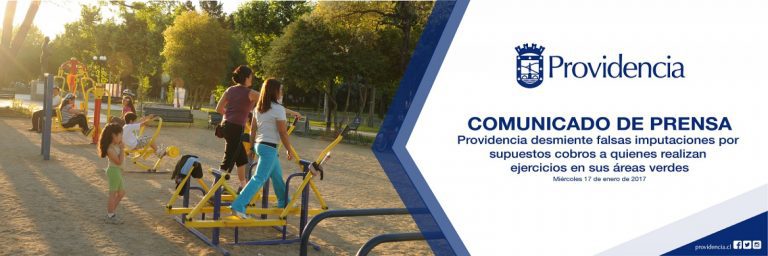 Providencia desmiente que se vaya a cobrar a quienes realizan ejercicios en parques y plazas de la comuna