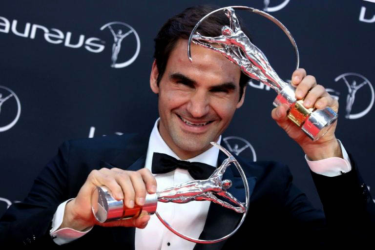 Federer gana el “Laureus” al mejor deportista 2017