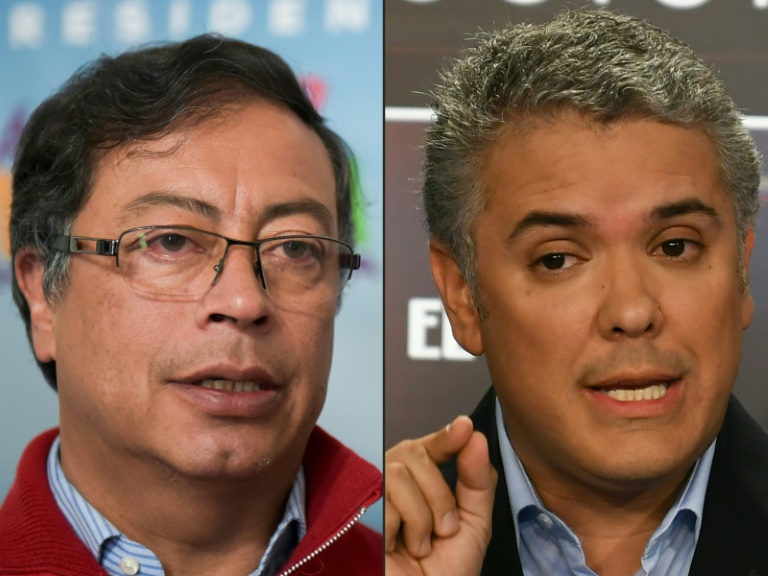 Colombia: Duque (derecha) y Petro (izquierda) a la segunda vuelta presidencial