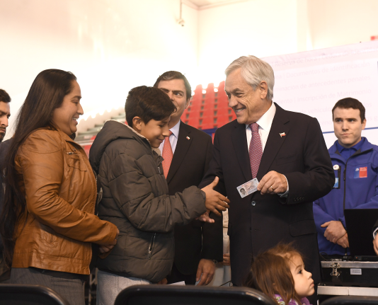 Presidente Sebastián Piñera por visas para migrantes