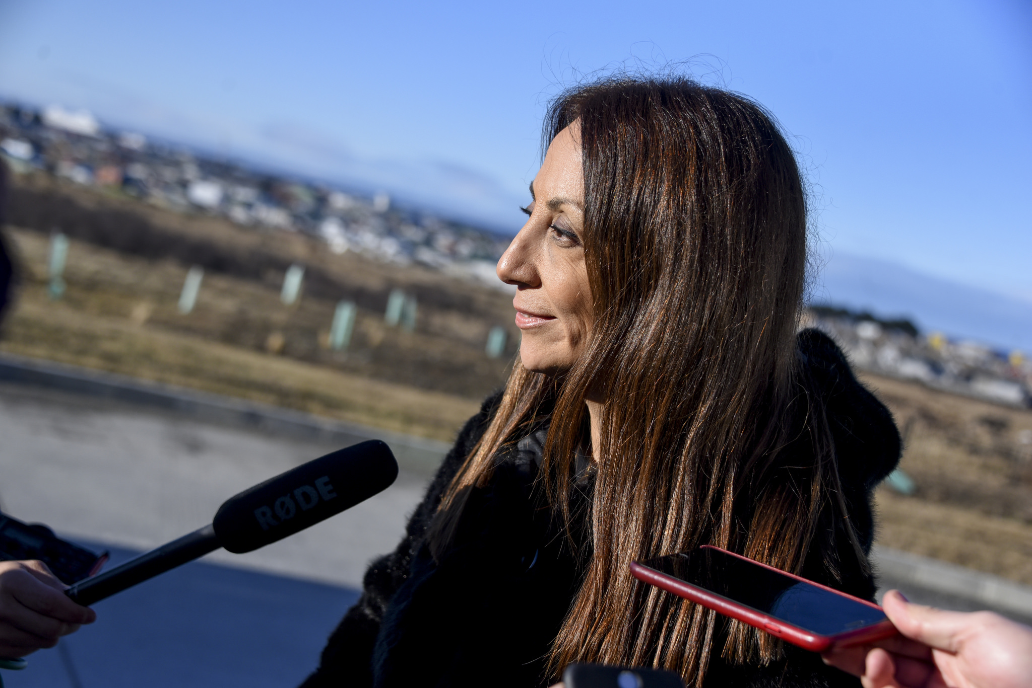 Ministra Cecilia Pérez en actividad en Magallanes