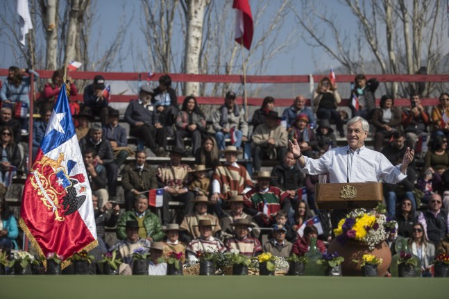 Presidente Piñera en día de la agricultura