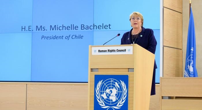 ONU ratifica a Michelle Bachelet como Alta Comisionada de DD.HH.