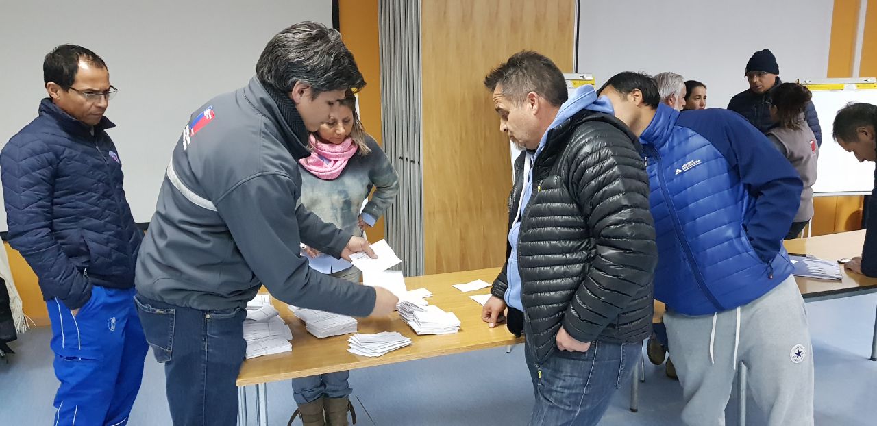 Huelga en La Escondida